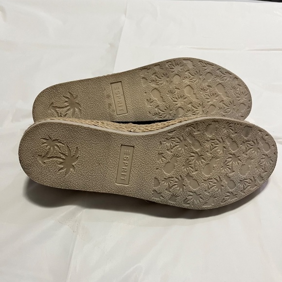 Esprit Black faux suede slip on. Size 7.5 - Picture 6 of 8